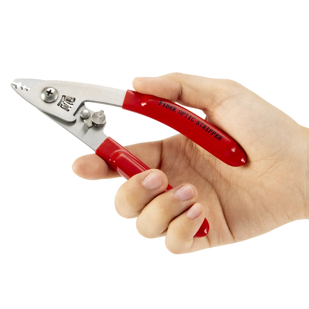 Three-Port Hole Fiber Optic Cable Coating Stripping Plier Stripper Fiber Optic Cable Stripping Tool