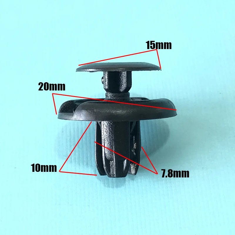 91512-SX0-003 Car Accessories Bumper Fasteners Push Pin Rivet Trim Clips for Honda car tools Auto Fasteners Clips 8mm 30/50pcs