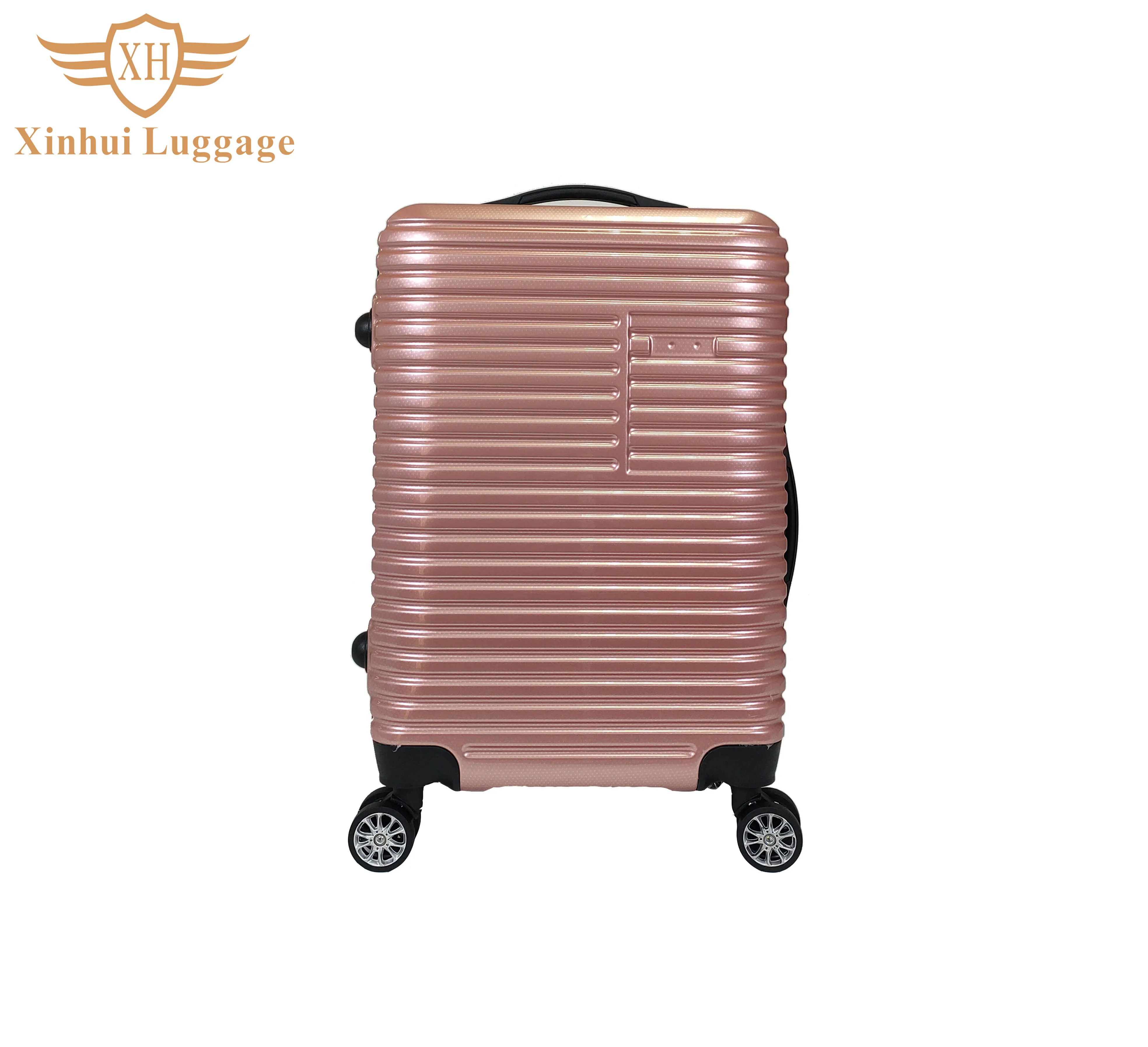 Fashion ABS PC spinner wheels luggage travel cabin size suitcases carry-on luggage