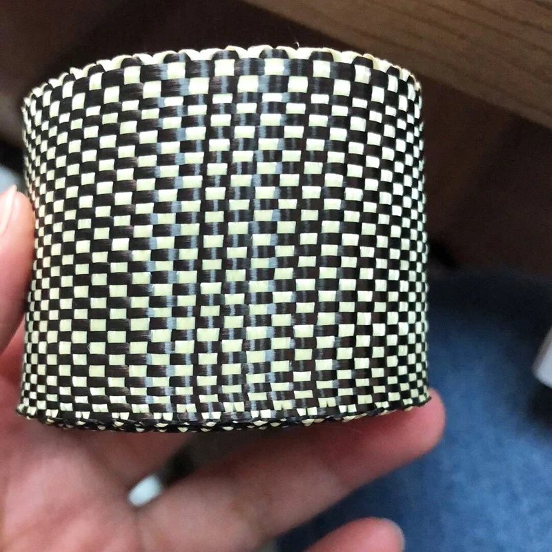 High Modulus High Strength Carbon Braid Tape