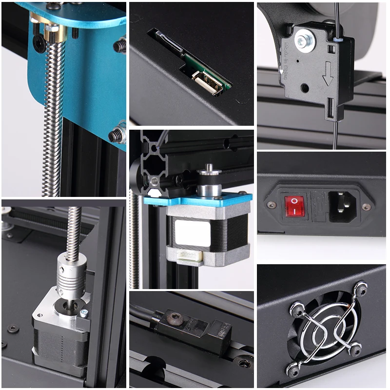
Newest V4 Artillery Sidewinder X1 3D Printer Ultra-quiet Driver TFT Touch Screen Dual Z axis Resume and auto level bed 