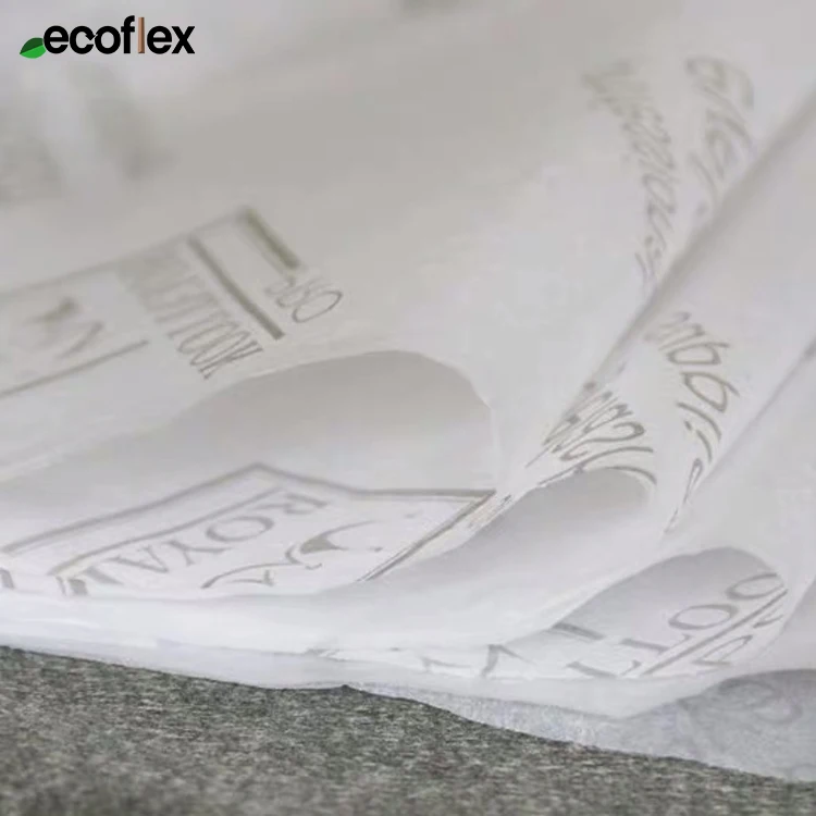 Eco Friendly Packaging Sheet Custom Printed Logo Clothes Flower Wrapping Tissue paper