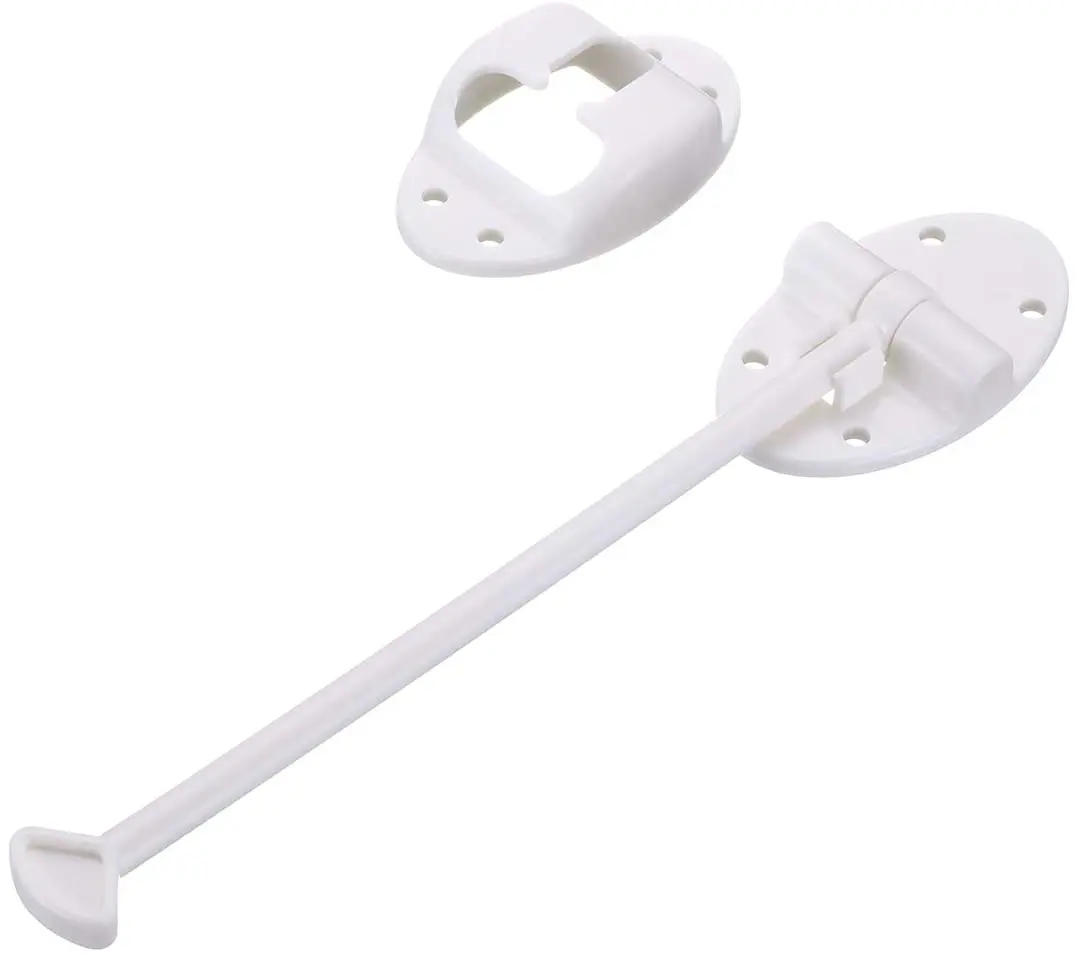  H10317 2-Pack T-Style 6in. Дверная защелка держатель и захват с фурнитурой для трейлера RV Motor Home грузовой прицеп белый