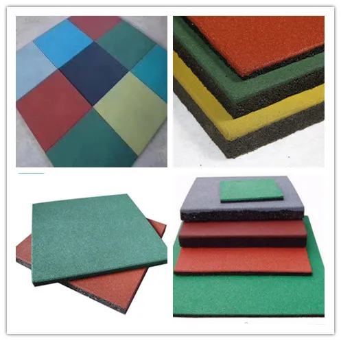 Colorfull rubber bricks
