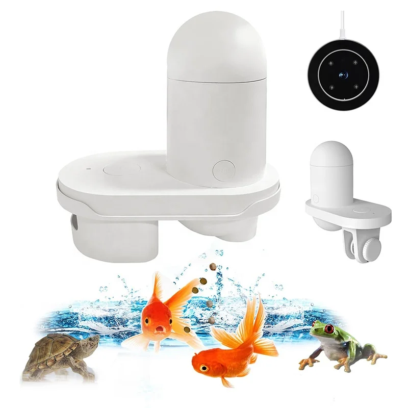 Custom Auto Fish Food Dispenser with APP Automatic Fish Feeder for Aquarium