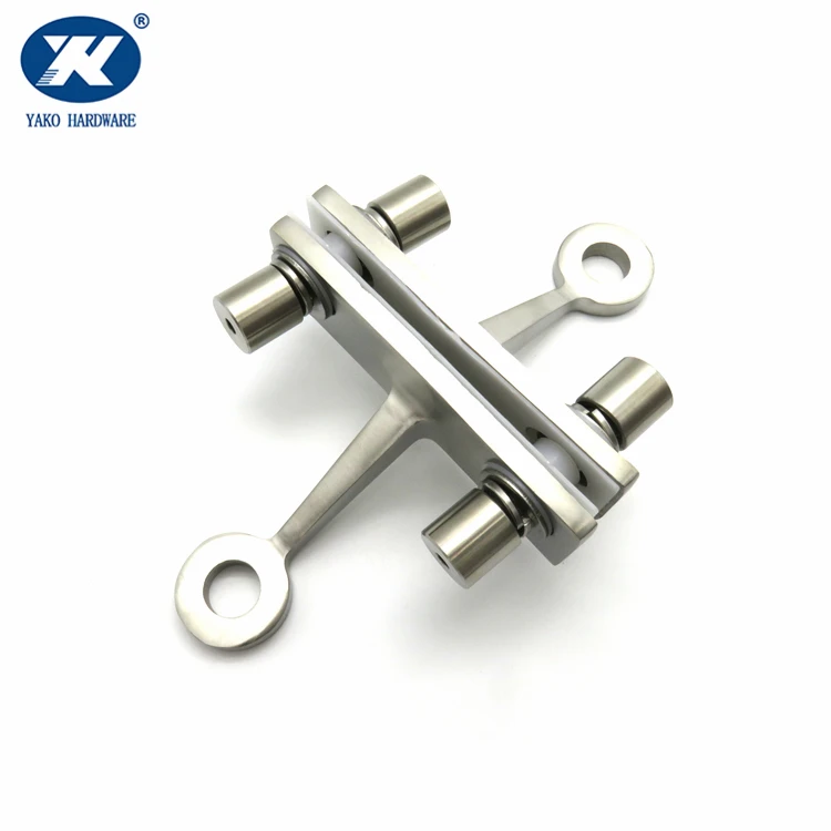 Stainless Steel Fin Wall Mounted Curtain walls Glass Spider Clamp with Double Way Rib Arms