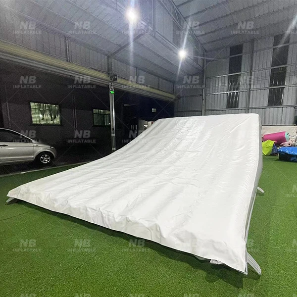 Inflatable Bmx Fmx Training Landing Airbag Scooter Air Bag For Training Stunt Landing Rider Airbag Bike Jump Ramp