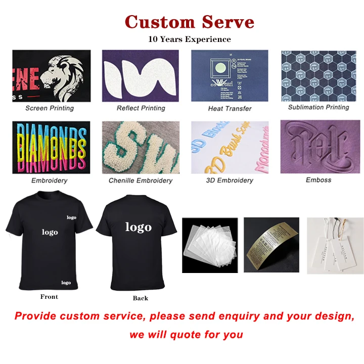 High Quality Custom Tee Shirt Blank T Shirt Round Neck Short Sleeve Printing 100% Cotton for Men T-shirt Sublimation Blanks