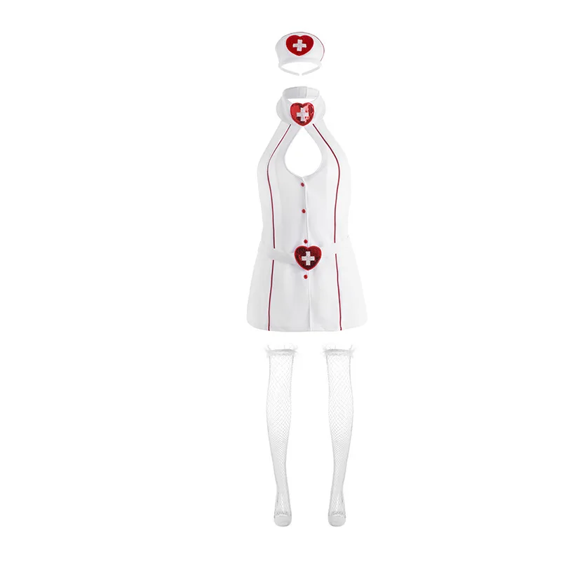 Headband stockings sexy male uniform Japan cosplay sey sexy nurse uniform