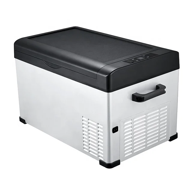 Pre-coated plate compressor AC/DC 30 litre mini portable fridge