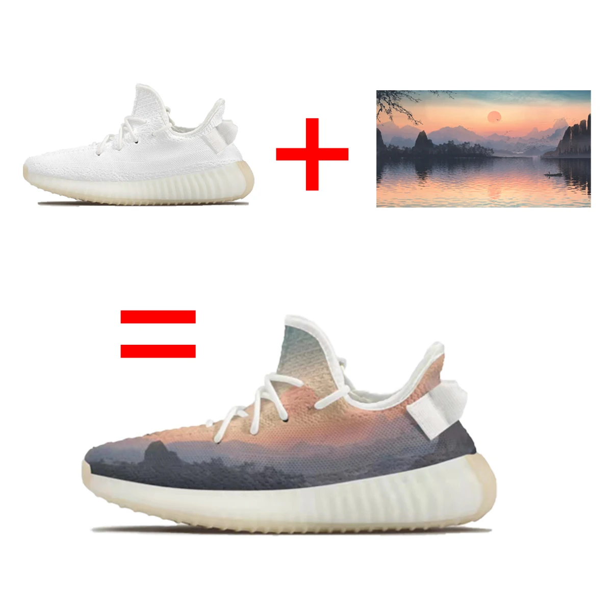 Оптовая продажа оригинальные кроссовки Yeezy 350 V2 с коробкой Putian брендовые дышащие для бега повседневная