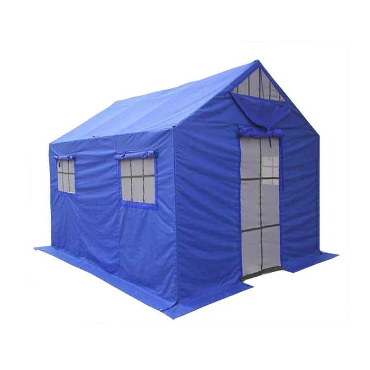 Blue Modular Winterized Tent Disaster Relief Emergency Shelter Tube Disaster Relief Outdoor Durable Tent For Sales