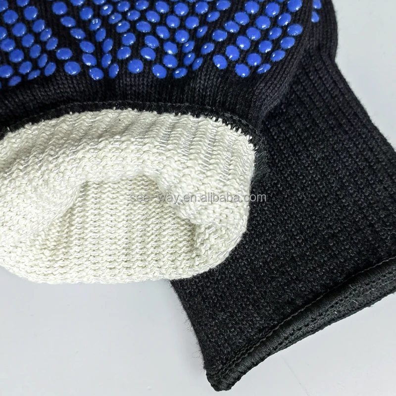 Seeway Extreme Heat Resistant Silicone Grip BBQ Gloves Grill Gloves