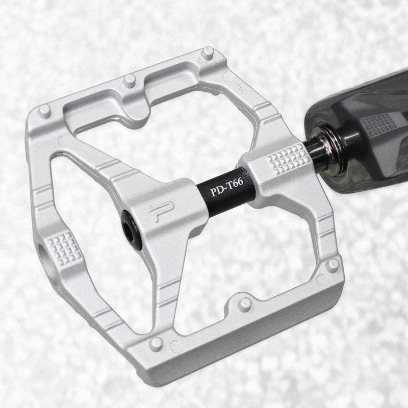 PROMEND T66 Bicycle Pedal Double Sleeve Anti-Skid Aluminum 3 Sealed Bearings Peilin  Road Race Bike Both Mountain Bike Pedal