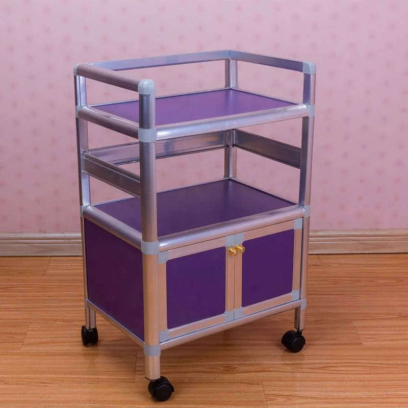 Popular Barber Shop Tool Hair Salon Special Barber Cabinet Portable New Modern Trolley Cart Salon