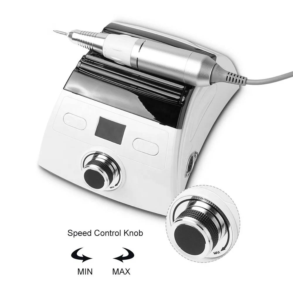 Professional ZS-710 45W 30000RPM Electric Nail Drill Machine Strong Power Electric Nail File Manicure Machine