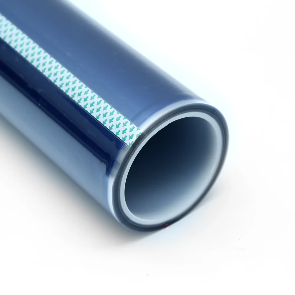 
Masking Protection Slit Roll Blue PET Silicone Adhesive Polyester Tape 