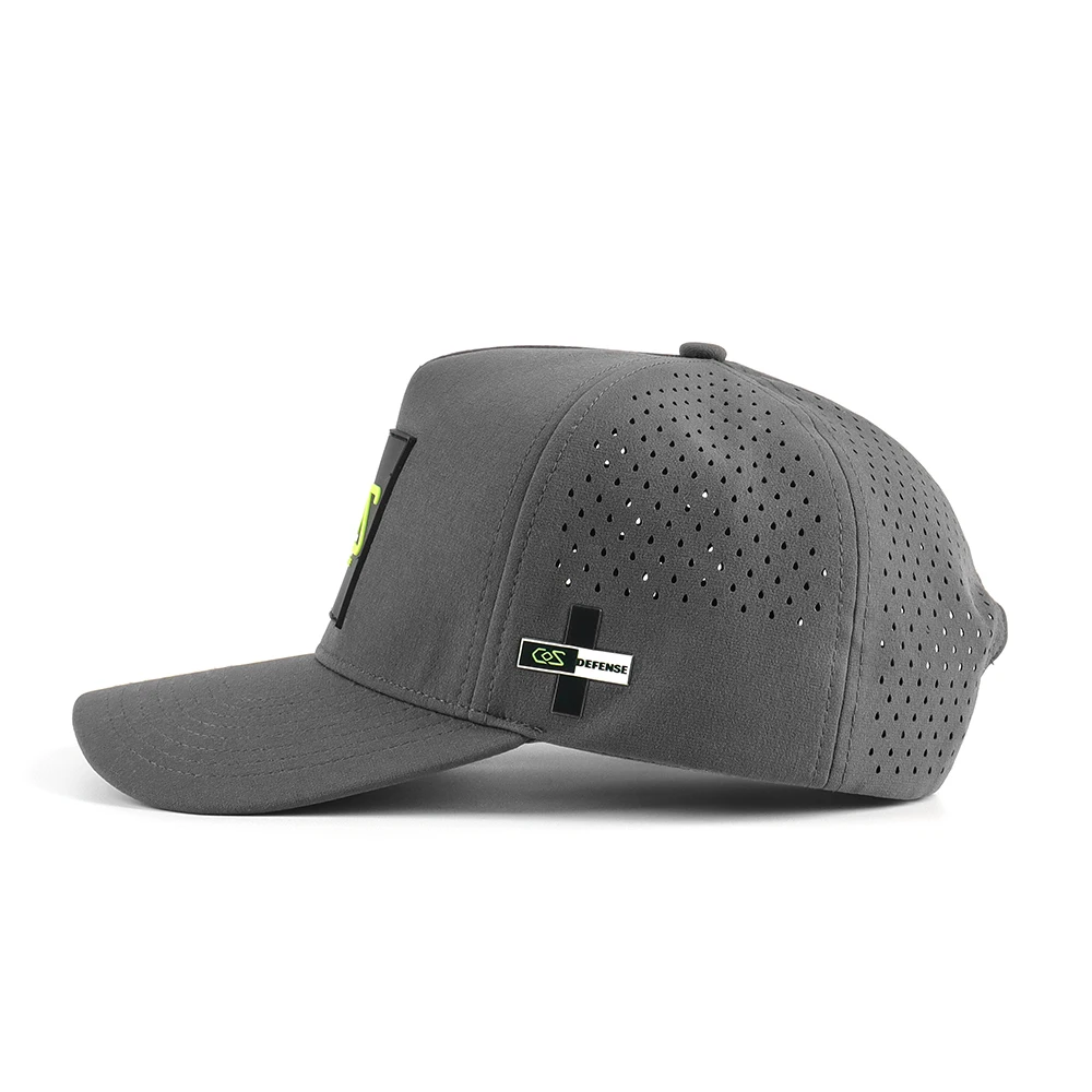 Custom Waterproof Golf Hat With Rubber Logo Perforation Cut Hole Gorras Design Universal Size Cap for Athlete Modern Design Hat