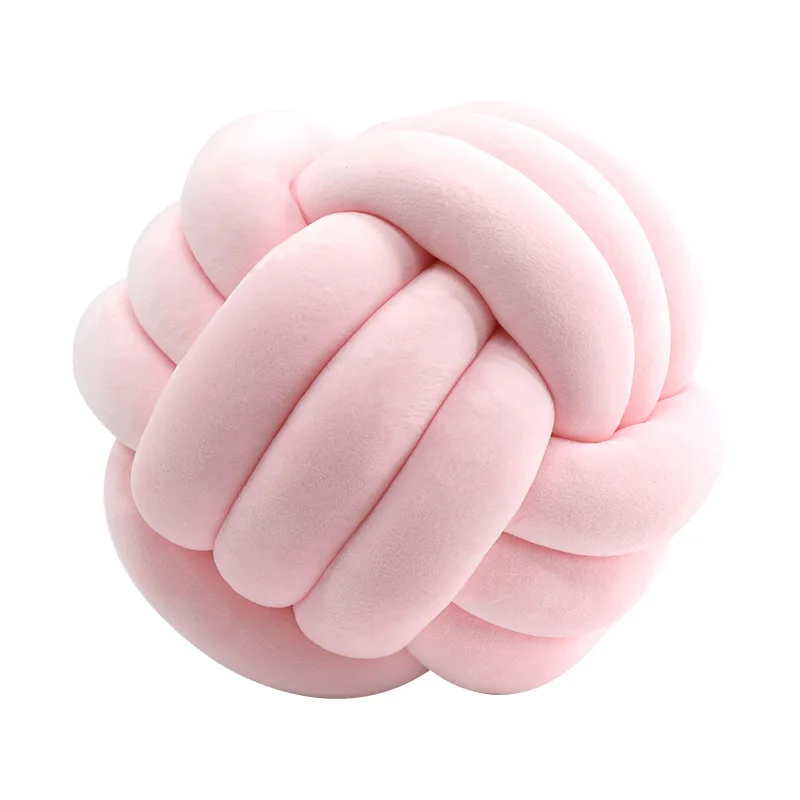 Aoyatex Sale-well factory nordic cushion multi color soft hand-knitted knot decorative pillows & cushions