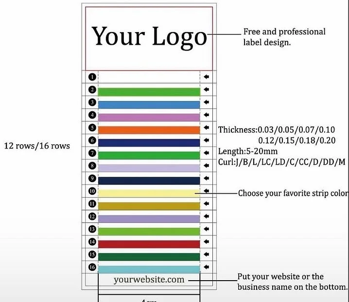 Professional Korean PBT Lash V shape 3D Mink Eyelashes Super Black 12 Lines customization Box V-shaped Eyelash Extension