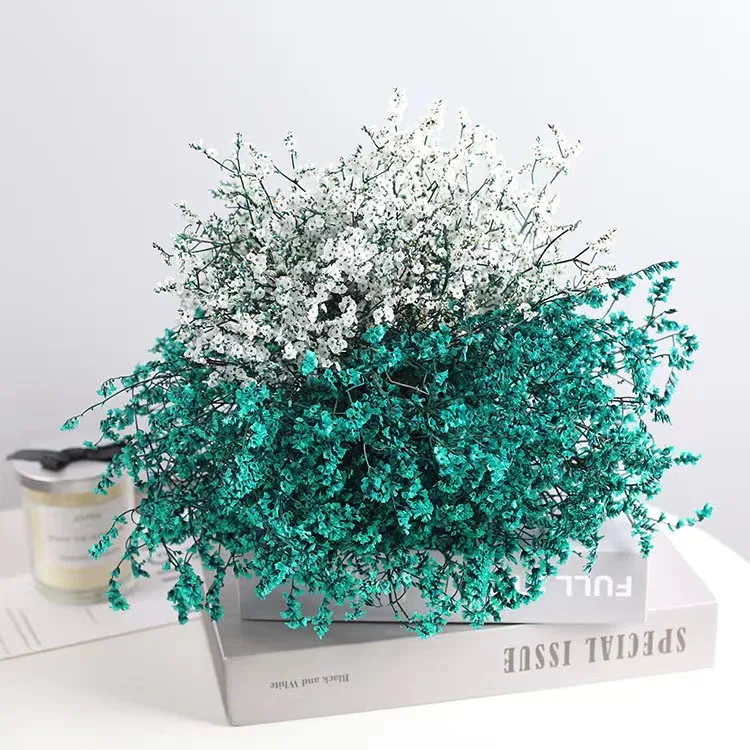 Dried flowers plants preserved flowers limonium Crystal Grass Bouquet Dry Flower Cheap Wholesale