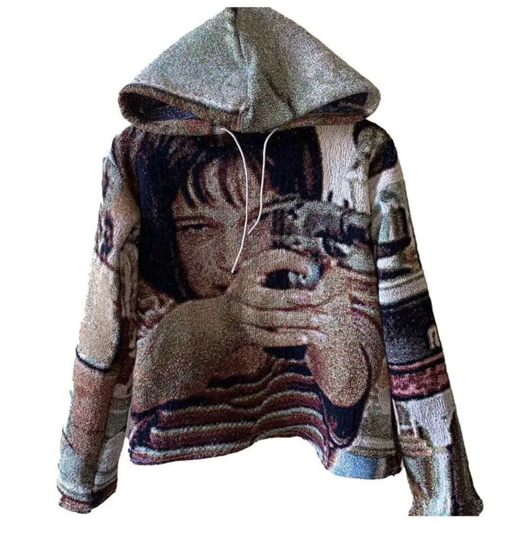 Лидер продаж, Гобеленовая рубашка на заказ с круглым вырезом, все размеры, Гобеленовая рубашка, пуловер, свитер