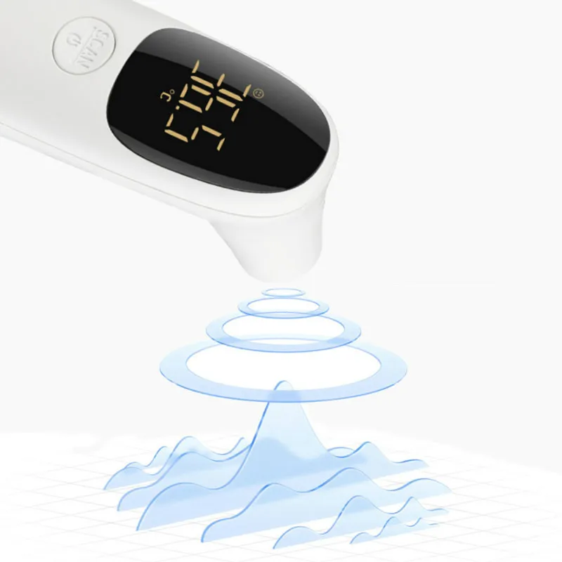 Infrared Fever Thermometer Non-contace Fast Measurement LCD Body Temperature Digital Forehead Automatic Thermometer