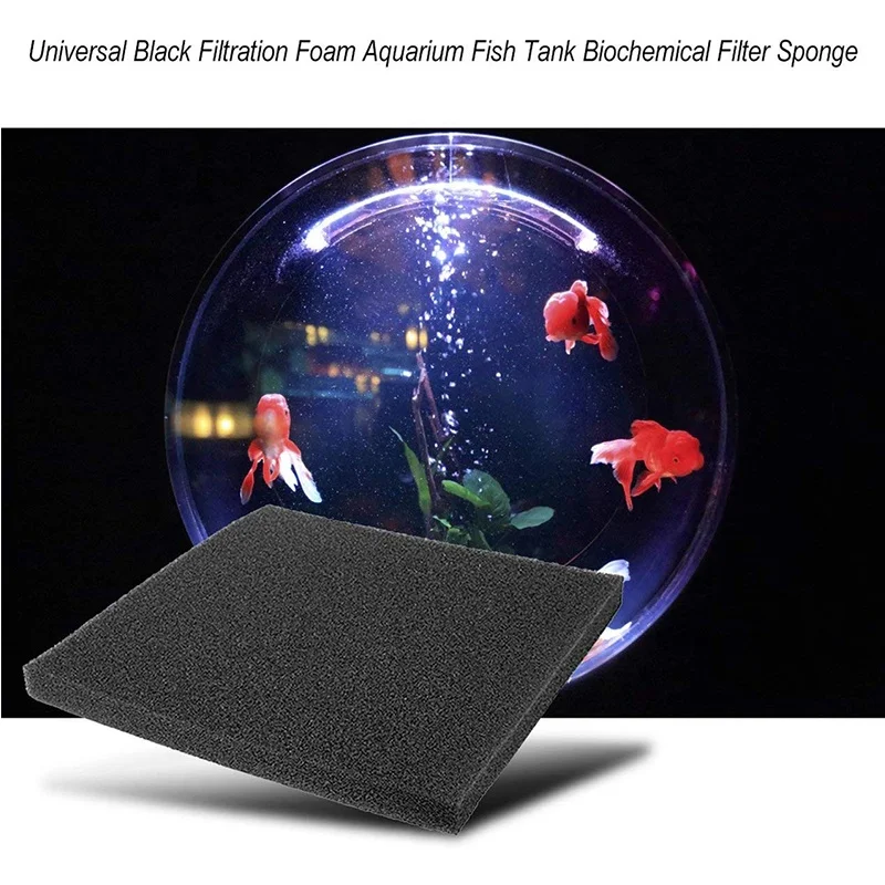 Сменный Набор губки для аквариума, полиуретановый фильтр из пены для садового пруда