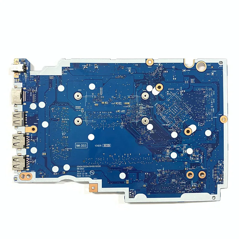 GS454 GS554 GV450 GV550 NM-D031 материнская плата для ноутбука Lenovo Ideapad 3-15IIL05 5B20S44268 srgkf I3-1005G1 + 4G RAM на борту