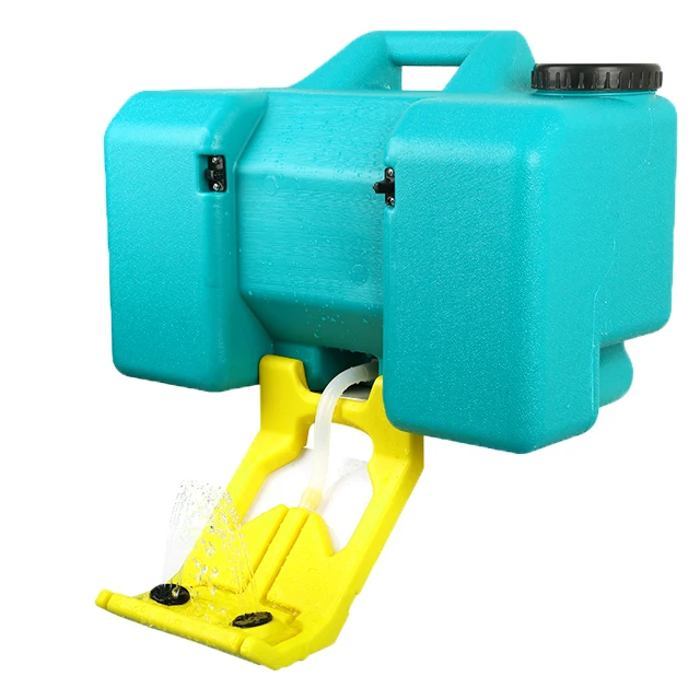 8 Gallons (30L) portable green eyewash station suitable for no water source place