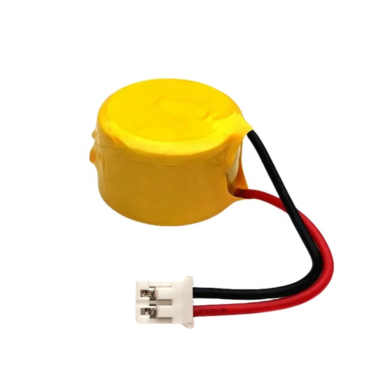 CR2032-4s 4s1p 12V lithium coin button non-rechargeable battery pack with connector 2.0mm plug wires