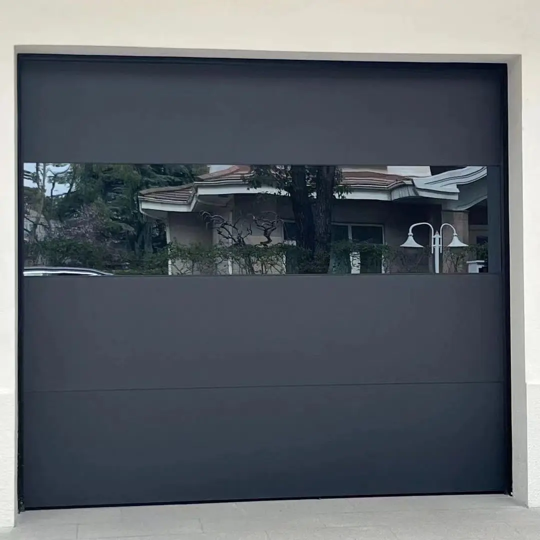Australia standard Aluminum Sectional Garage Door automatic door glass garage doors with frame or without frame frameless garage