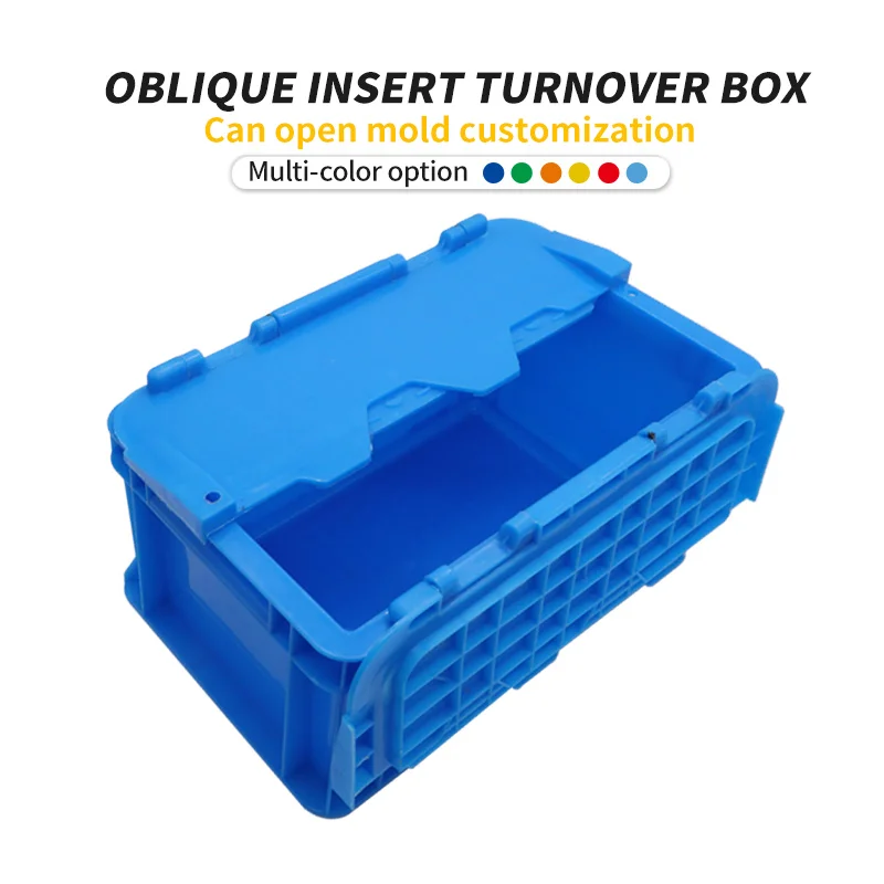 ZNTB002 Plastic Manufacturing Crates Large Mobile Transport Logistics Boxes