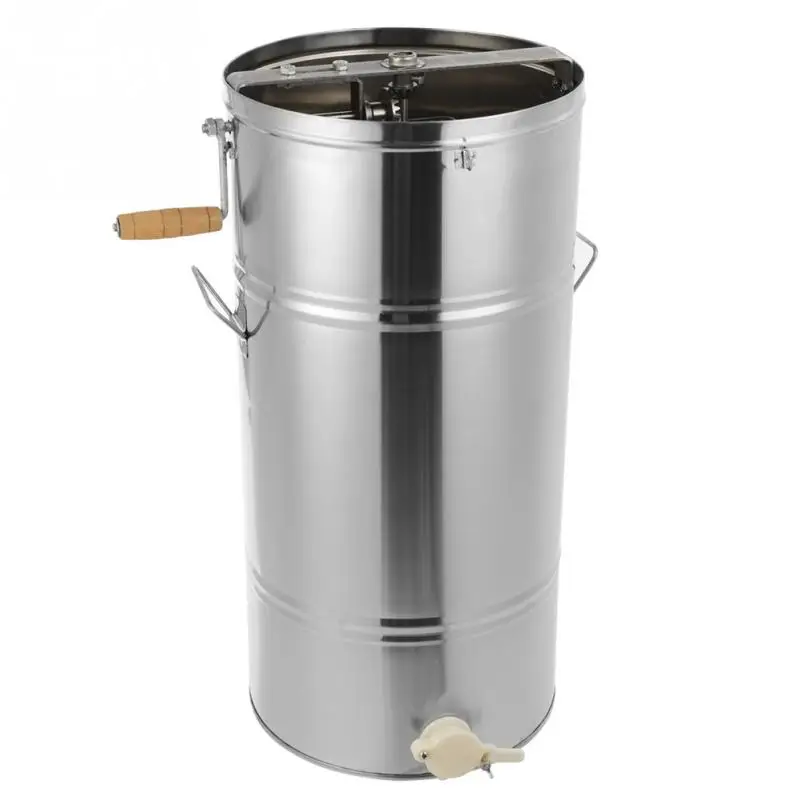 25*45CM Stainless Steel Manual 2 Frames Bee Honey Extractor Honey Centrifuge for Beekeeper honey bee tools apicultura