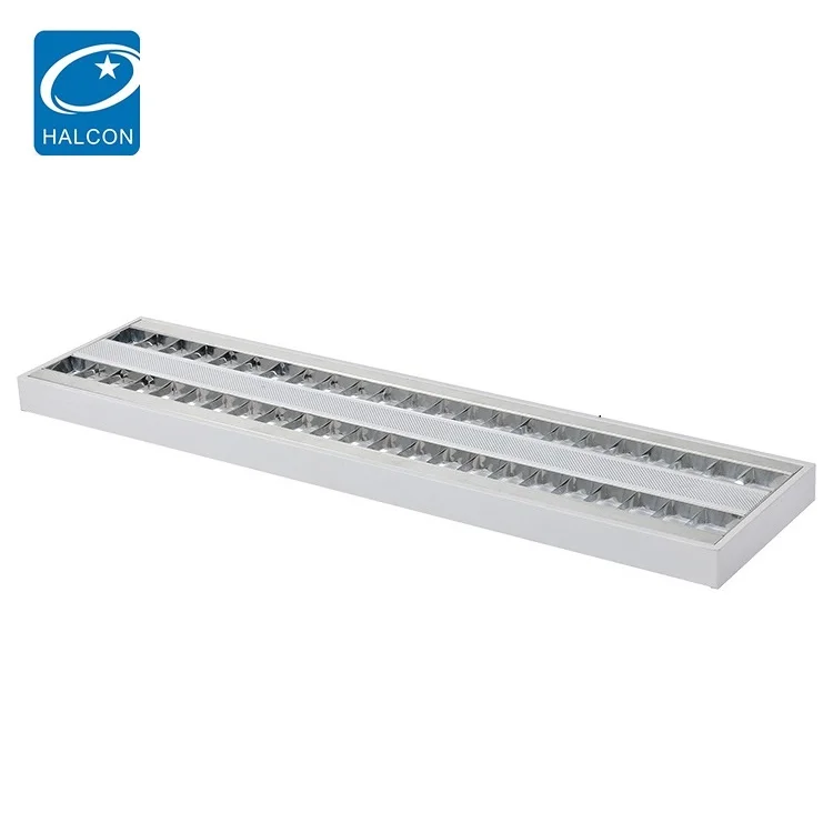 New Product SMD Dimming Lighting Office Hospital 30w 38w 58w Steel Sheet Led Troffer Grille Lamp