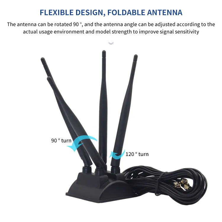 5g 2.4g 5.8g Dual Band Network Card Antenna Wifi Router-Sma Wireless Network Card External Antenna