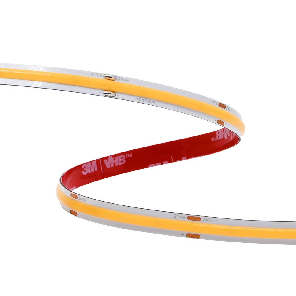 High Power High cri 97 cob chip 2700K 3000K 4000K 5000K 6000K 10W/m 14W/m 320 480 528 leds/m 24v 12v stripe led strip light