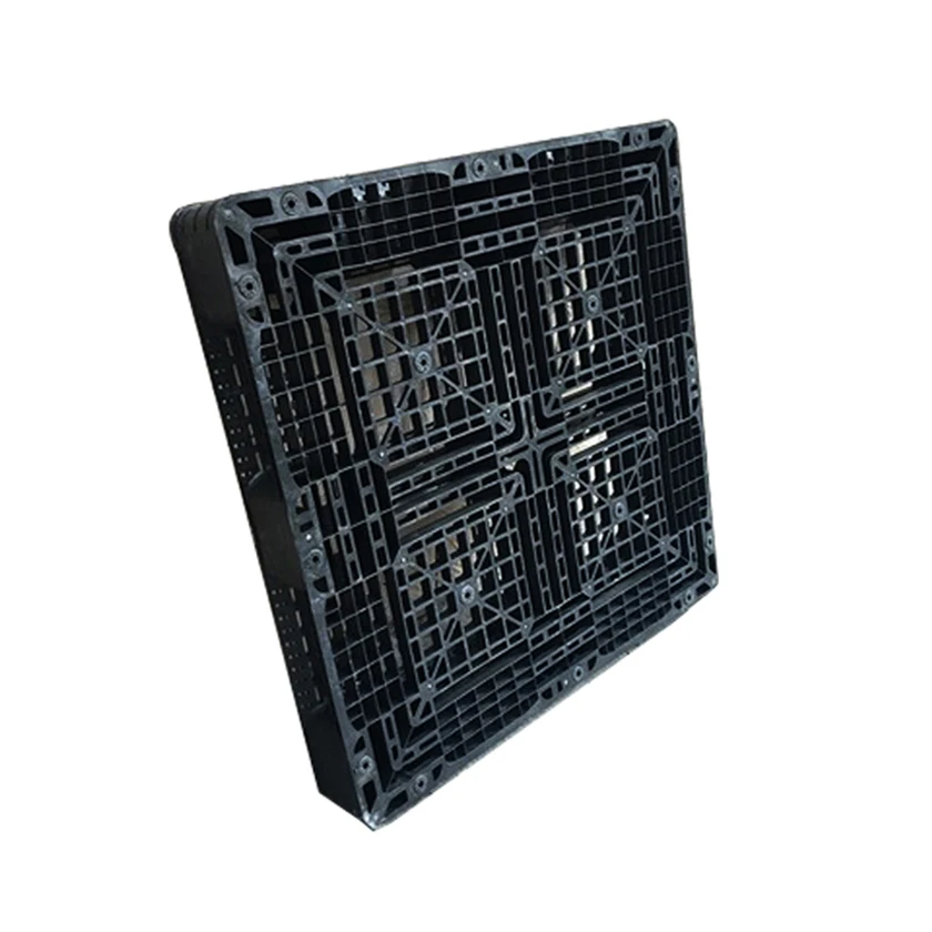 
HDPE or PP smooth closed deck anti-slip bottom hdpe 4 way entry industrial plastic hygienic palle for medical industrial use 
