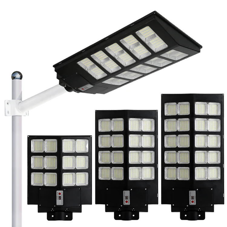 High Lumen 300W 400W 500W IP65 Waterproof Led Solar Street Light