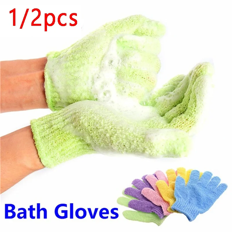 1/2PCS Removal Mitt Men and Women Exfoliating Bath Mitt Shower Bath Peeling Mitt
