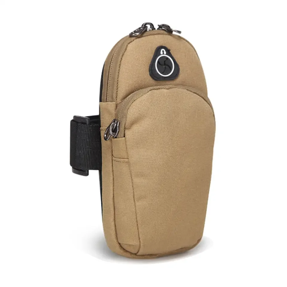 GYM Bag Jogging Phone Outdoor Sports Arm Package Bag with Headset Hole Simple Style Running Arm Bag