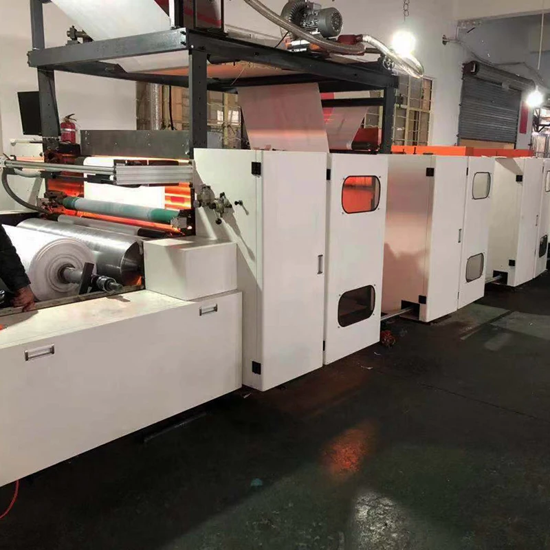 Automatic High Speed 8 Colors Flexo Printing Machine Flexo Printing Machine For Disposable Paper Products Printing 2022