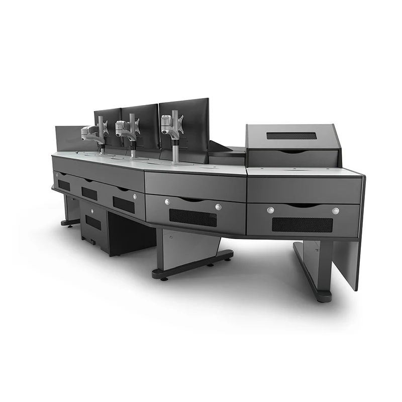 Monitoring console thickened workbench command center console dispatching console video multimedia central control table