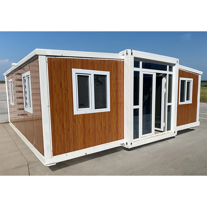 Extended Fireproof Soundproof Prefab 20Ft Mobile Container Expandable Folding House For Sale
