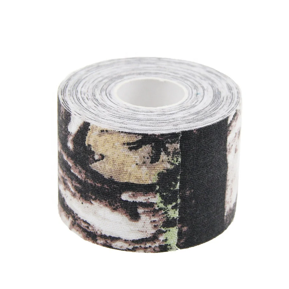 OEM accepted camo  kineiology tape cotton adhesive elastic medical muscle cure support waterproof