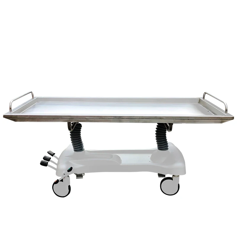 MN-YD006 Hospital Patient ABS Patient Transfer Trolley Hydraulic Corpse Stretcher