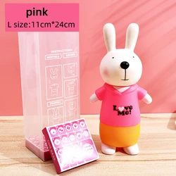 Bunny piggy bank Cartoon advertising student gifts Vinyl Toys Decoration Change Savings Piggy Bank L size