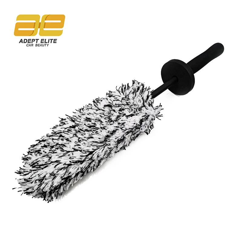 New Removable Microfiber Car Wheel Hub Tire Cleaning Detailing Brush For Car Care Washing