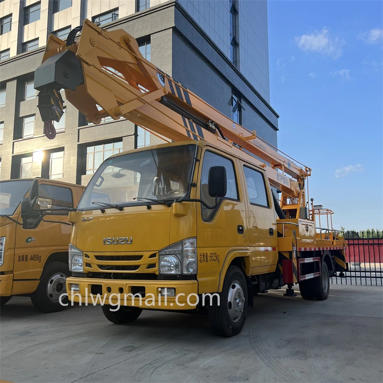 16 meters high-altitude operation trucks man lift aerial work platform price