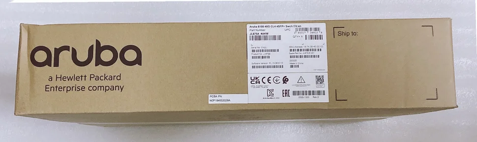Aruba 6100 48G CL4 4SFP + переключатель JL675A HPE
